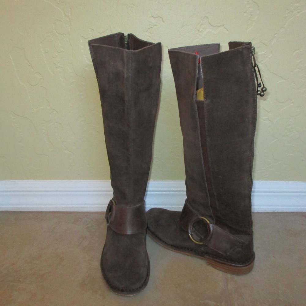 Olukai Holo Lio Tall Leather Harness Boots Wmn 5